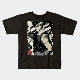 ZABUZA MOMOCHI MERCH VTG Kids T-Shirt